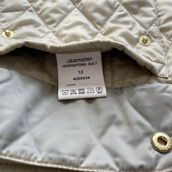 Barbour International Quilted Light Jacket Sz US8/EU38 - Picture 6 of 10